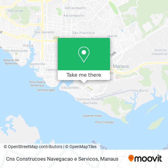 Cns Construcoes Navegacao e Servicos map