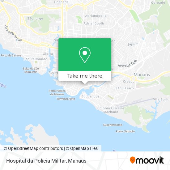 Hospital da Polícia Militar map