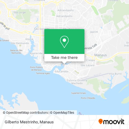 Gilberto Mestrinho map