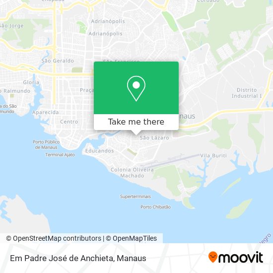 Em Padre José de Anchieta map