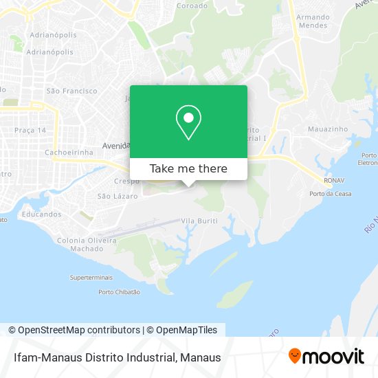 Mapa Ifam-Manaus Distrito Industrial