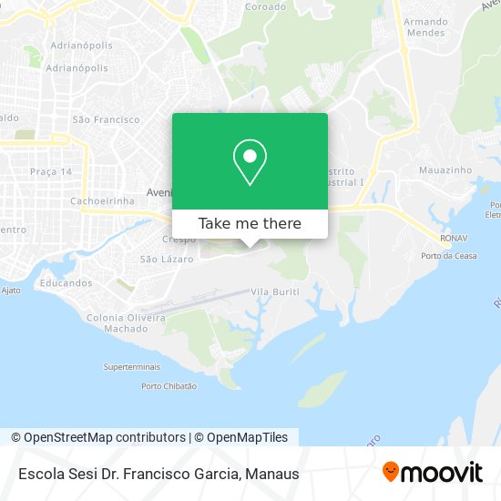 Escola Sesi Dr. Francisco Garcia map