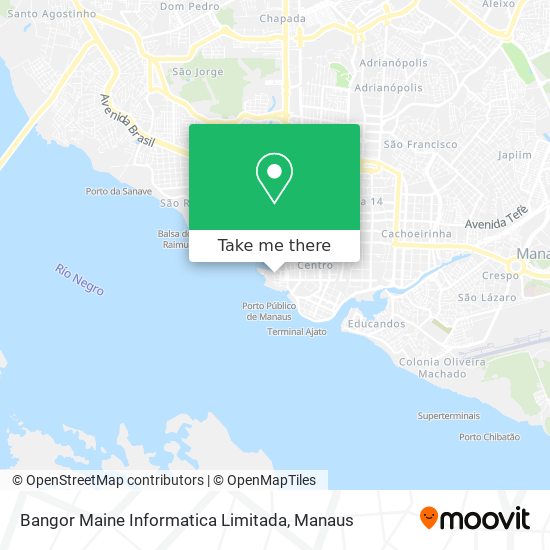 Bangor Maine Informatica Limitada map