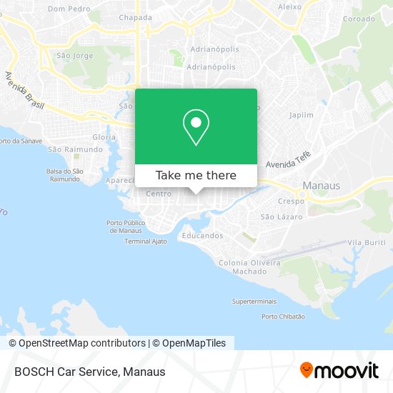 BOSCH Car Service map