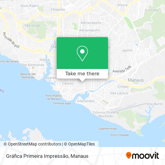 Gráfica Primeira Impressão map