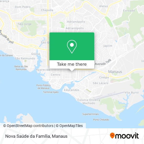 Nova Saúde da Família map