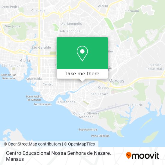 Centro Educacional Nossa Senhora de Nazare map