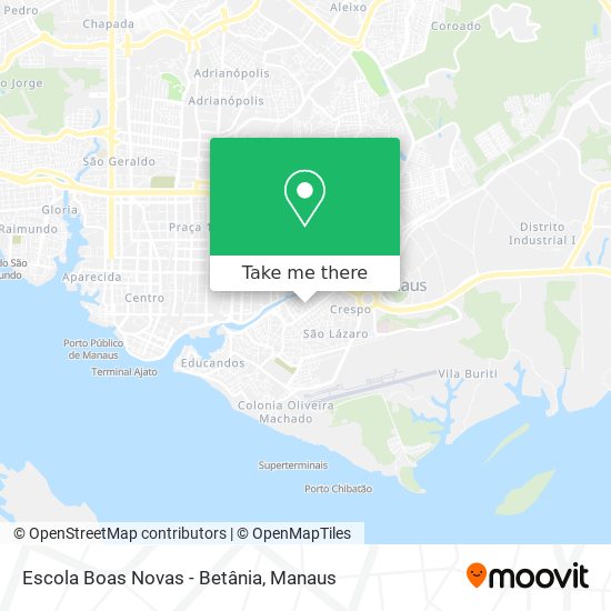Escola Boas Novas - Betânia map