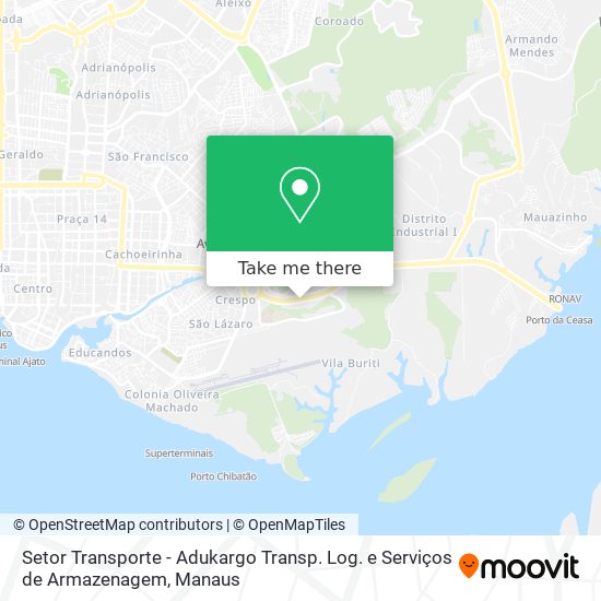 Setor Transporte - Adukargo Transp. Log. e Serviços de Armazenagem map