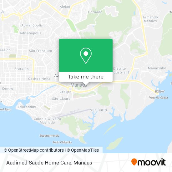 Audimed Saude Home Care map