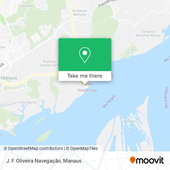 J. F. Oliveira Navegação map