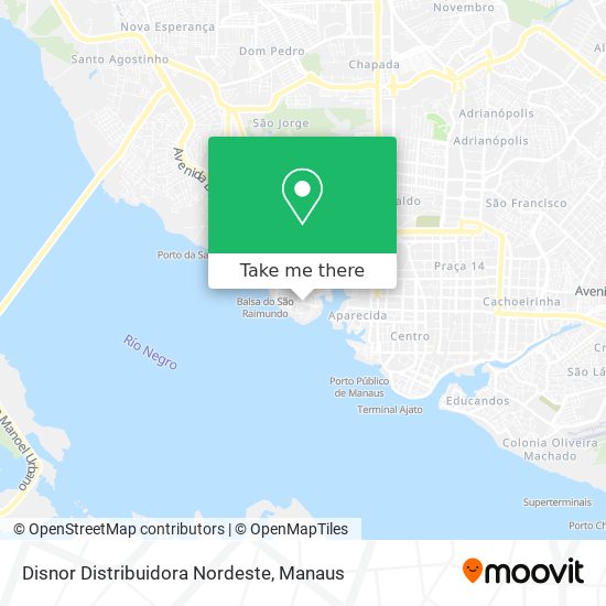 Disnor Distribuidora Nordeste map