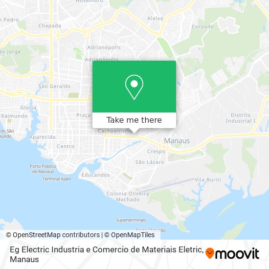 Mapa Eg Electric Industria e Comercio de Materiais Eletric