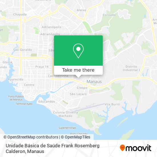 Unidade Básica de Saúde Frank Rosemberg Calderon map