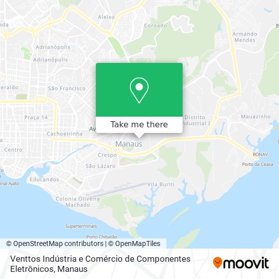 Venttos Indústria e Comércio de Componentes Eletrônicos map