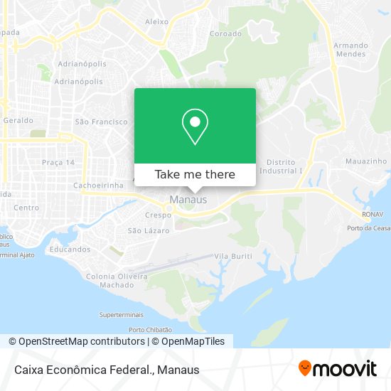 Caixa Econômica Federal. map