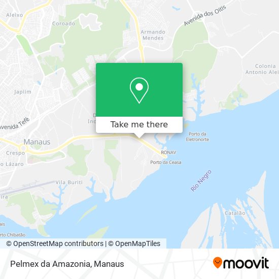 Pelmex da Amazonia map