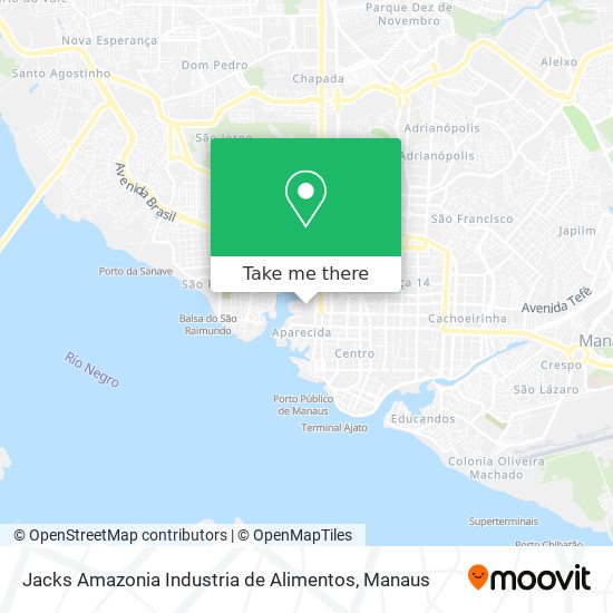 Jacks Amazonia Industria de Alimentos map