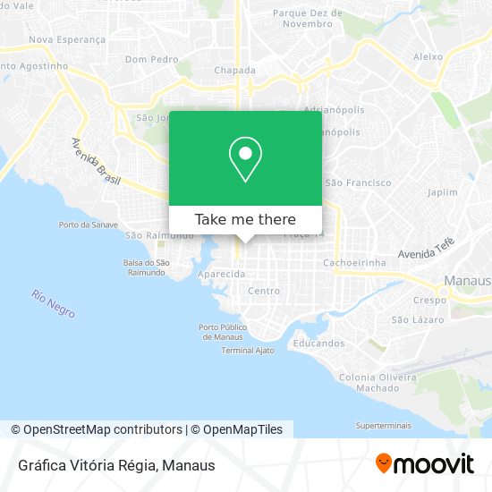 Gráfica Vitória Régia map