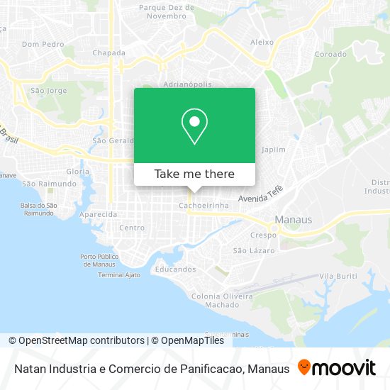 Natan Industria e Comercio de Panificacao map