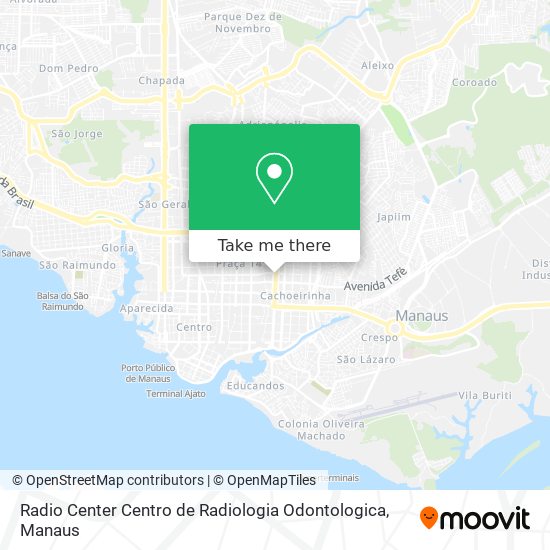 Radio Center Centro de Radiologia Odontologica map