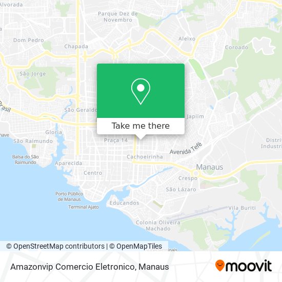 Amazonvip Comercio Eletronico map