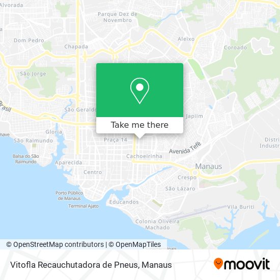 Vitofla Recauchutadora de Pneus map