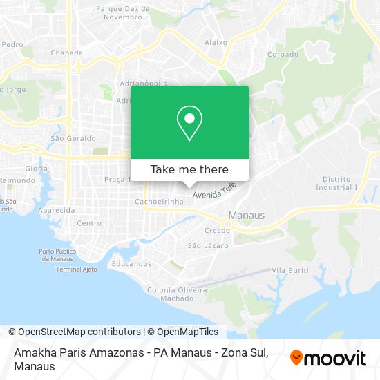 Amakha Paris Amazonas - PA Manaus - Zona Sul map