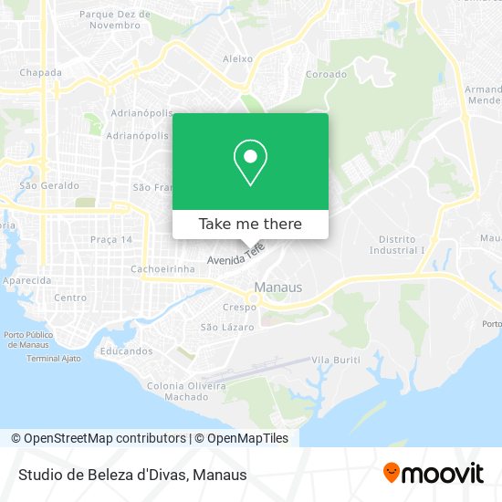 Studio de Beleza d'Divas map