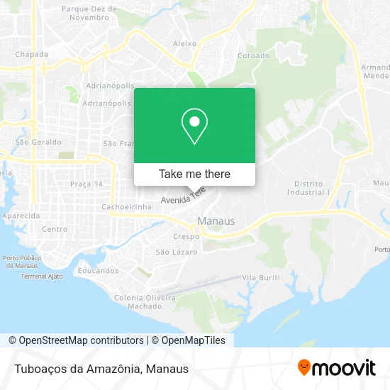 Tuboaços da Amazônia map