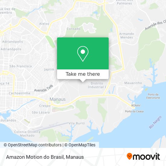 Amazon Motion do Brasil map