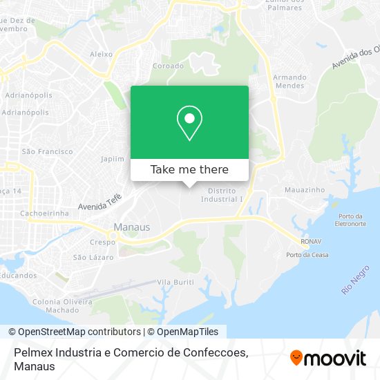 Pelmex Industria e Comercio de Confeccoes map