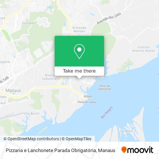 Pizzaria e Lanchonete Parada Obrigatória map