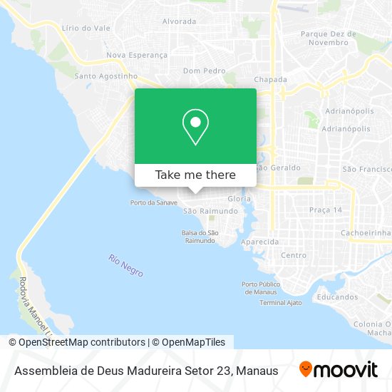 Assembleia de Deus Madureira Setor 23 map