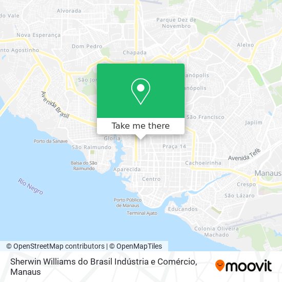 Sherwin Williams do Brasil Indústria e Comércio map