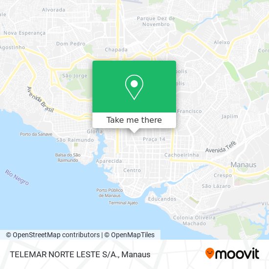 TELEMAR NORTE LESTE S/A. map