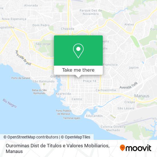 Ourominas Dist de Titulos e Valores Mobiliarios map