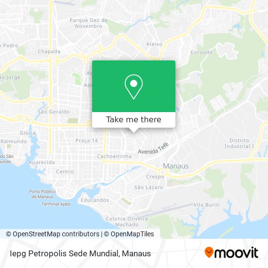 Iepg Petropolis Sede Mundial map