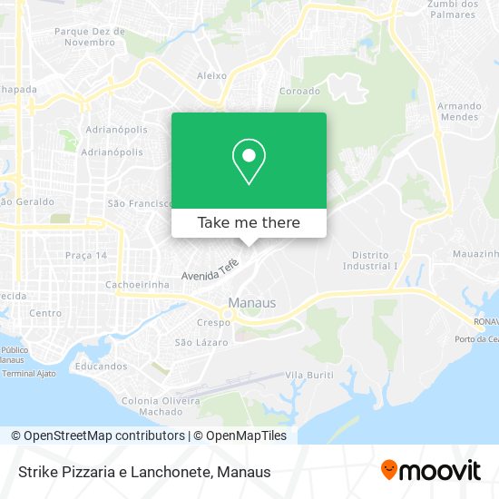 Strike Pizzaria e Lanchonete map