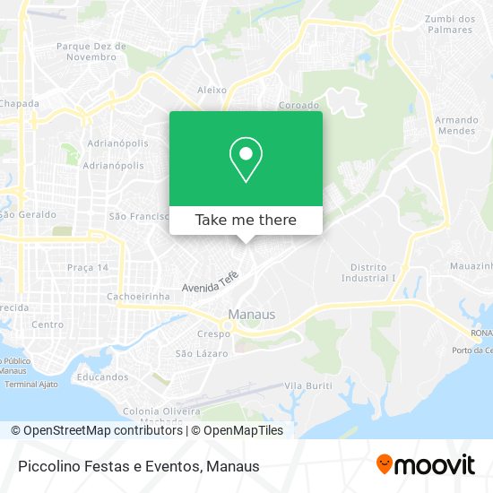 Piccolino Festas e Eventos map