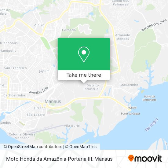 Moto Honda da Amazônia-Portaria III map