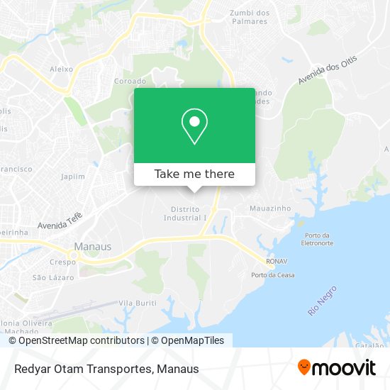 Redyar Otam Transportes map