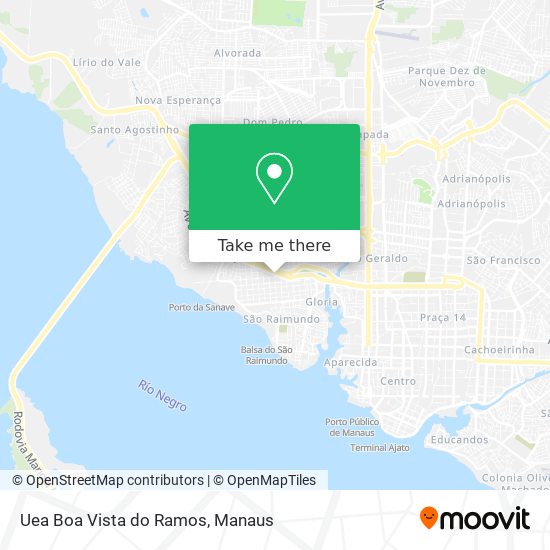 Mapa Uea Boa Vista do Ramos