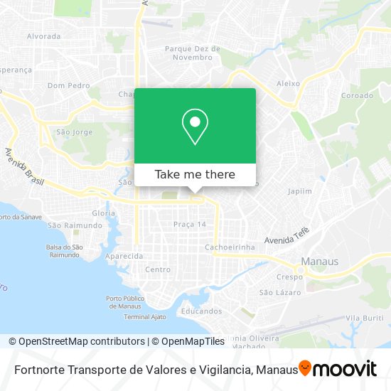 Fortnorte Transporte de Valores e Vigilancia map
