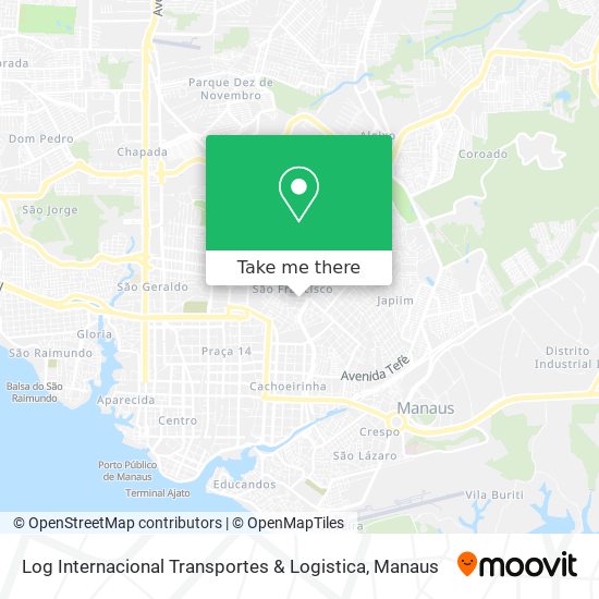 Log Internacional Transportes & Logistica map