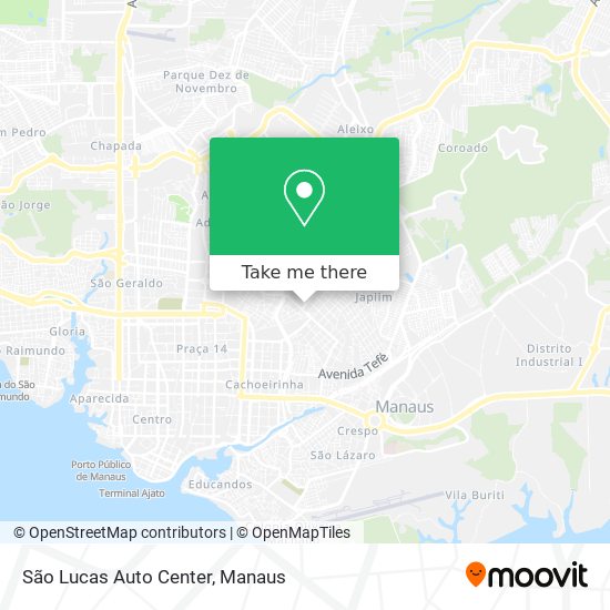 São Lucas Auto Center map