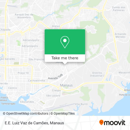 E.E. Luiz Vaz de Camões map