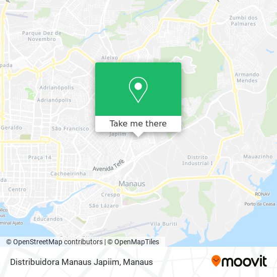 Distribuidora Manaus Japiim map