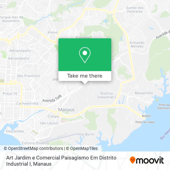 Art Jardim e Comercial Paisagismo Em Distrito Industrial I map