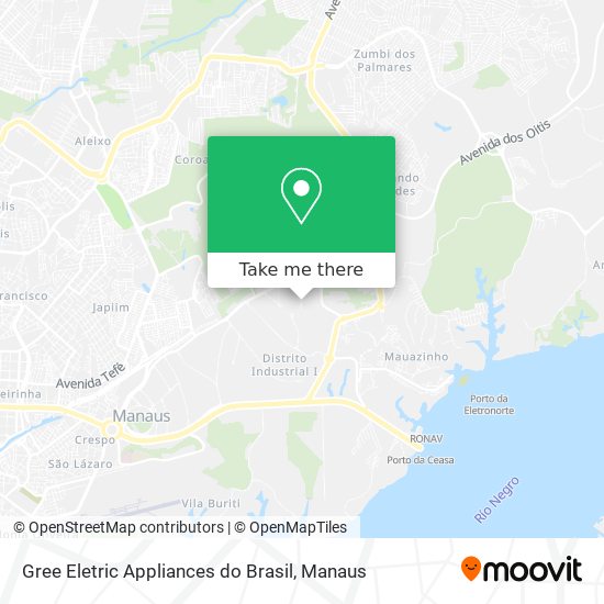 Gree Eletric Appliances do Brasil map